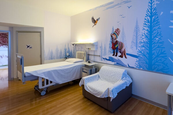 Ospedale di Santorso — Wallpaper reparto pediatrico