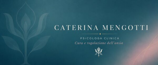 Caterina Mengotti — La landing del percorso sull'ansia di una psicologa clinica di Vicenza